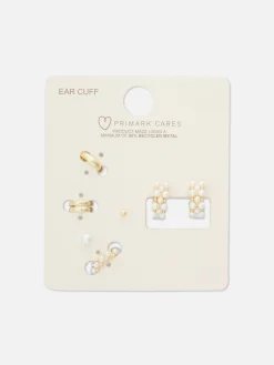 Lot De 6 Paires De Boucles D'oreilles à Fausses Perles