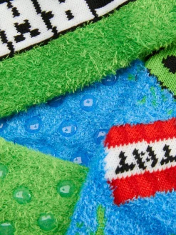 Lot De 2 Paires De Chaussettes Douces Minecraft