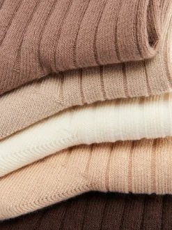 Lot De 5 Paires De Chaussettes Côtelées