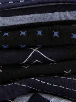 Lot De 7 Paires De Chaussettes à Motifs Variés
