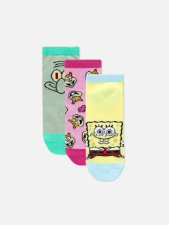 Lot De 3 Paires De Chaussettes Bob L'éponge