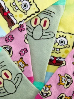 Lot De 3 Paires De Chaussettes Bob L'éponge