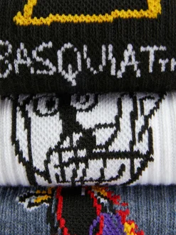 Lot De 3 Paires De Chaussettes Basquiat