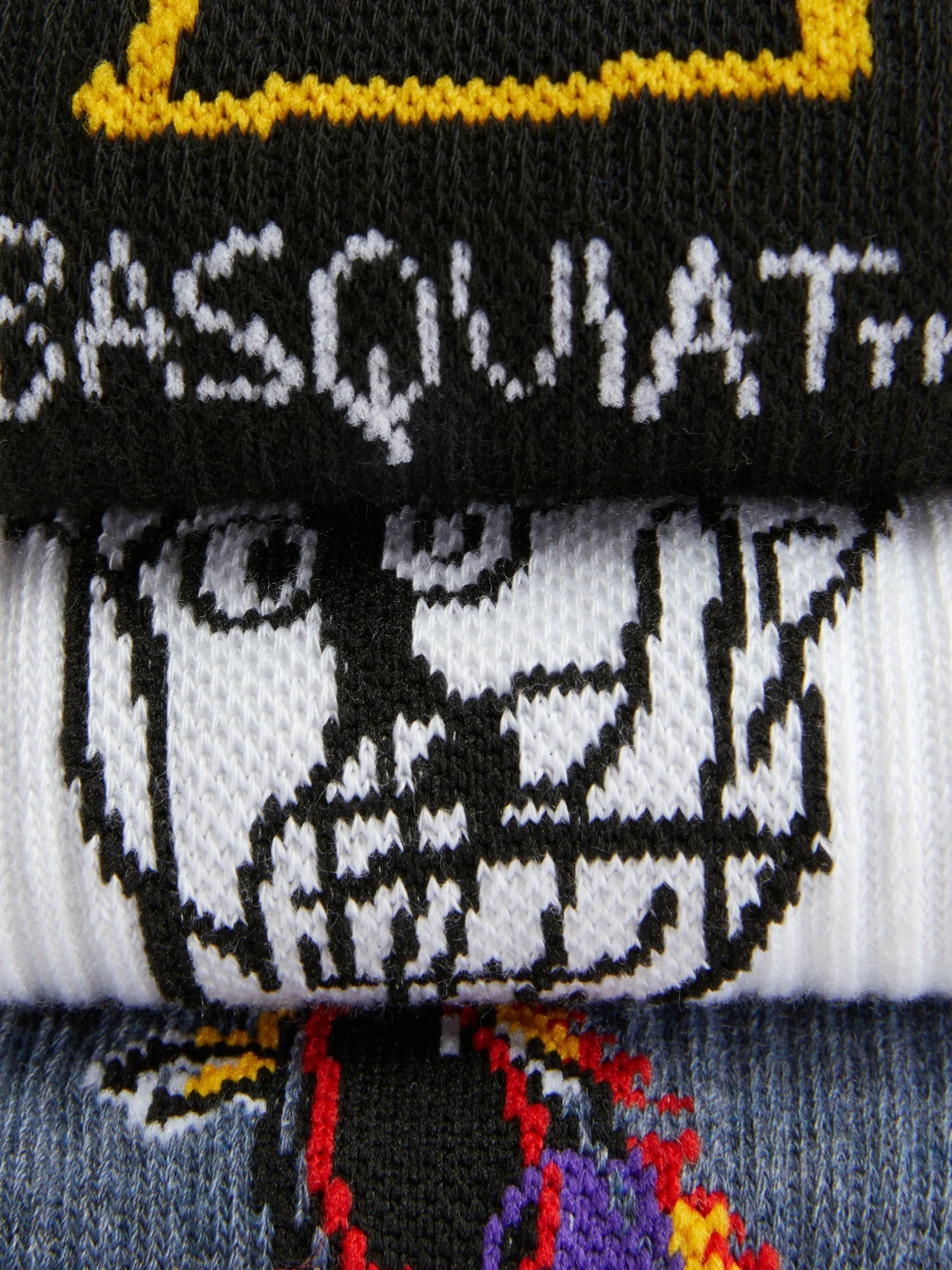 Lot De 3 Paires De Chaussettes Basquiat