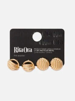 Lot De 2 Paires De Clous D'oreilles épais Rita Ora