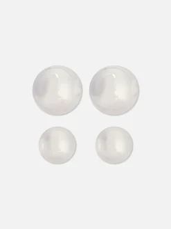 Lot De 2 Paires De Clous D'oreilles Orbes