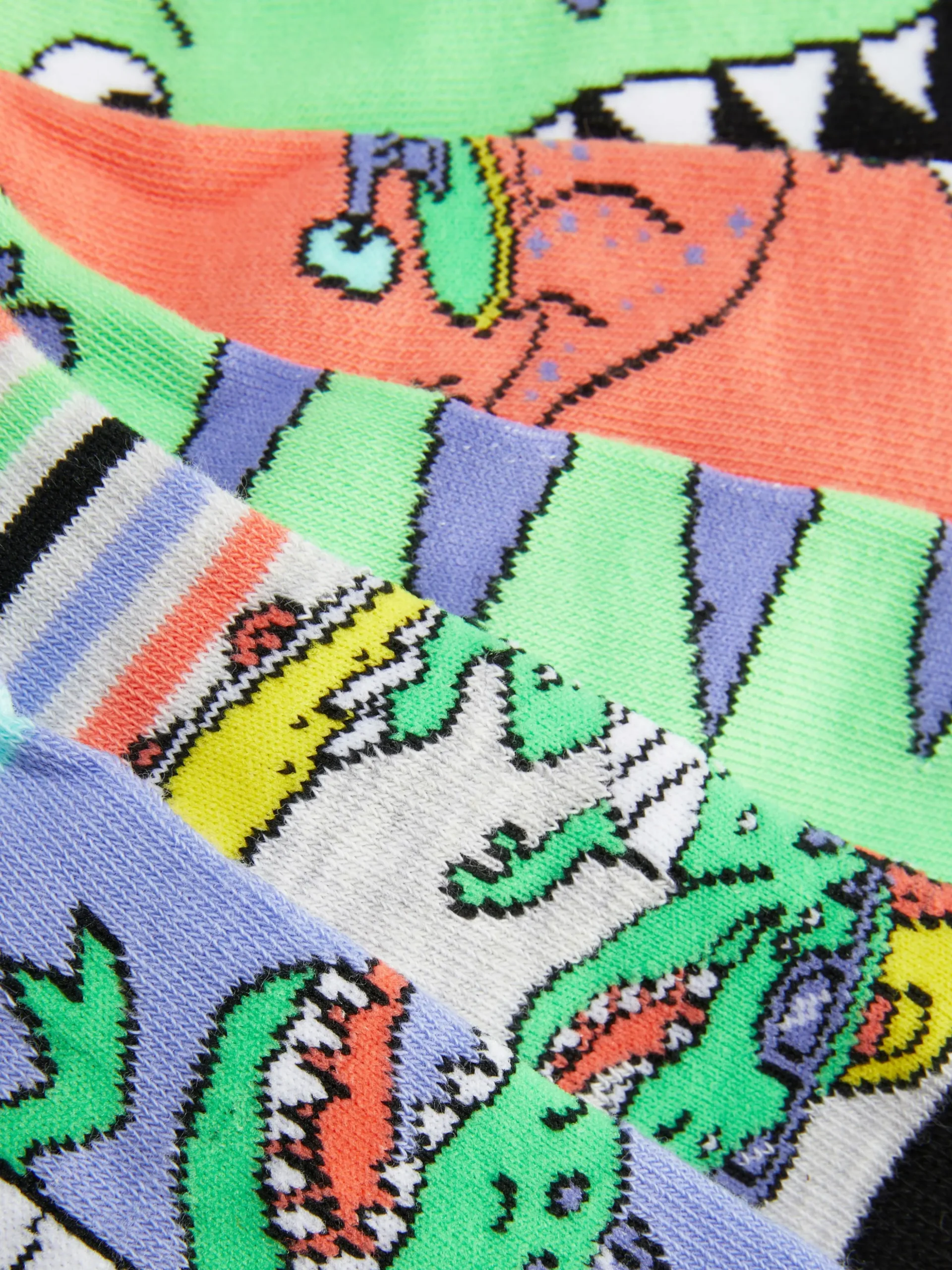 Lot De 5 Paires De Socquettes à Motif Dinosaures
