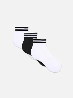 Lot De 3 Paires De Socquettes à Rayures