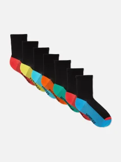 Lot De 7 Paires De Socquettes Jours De La Semaine