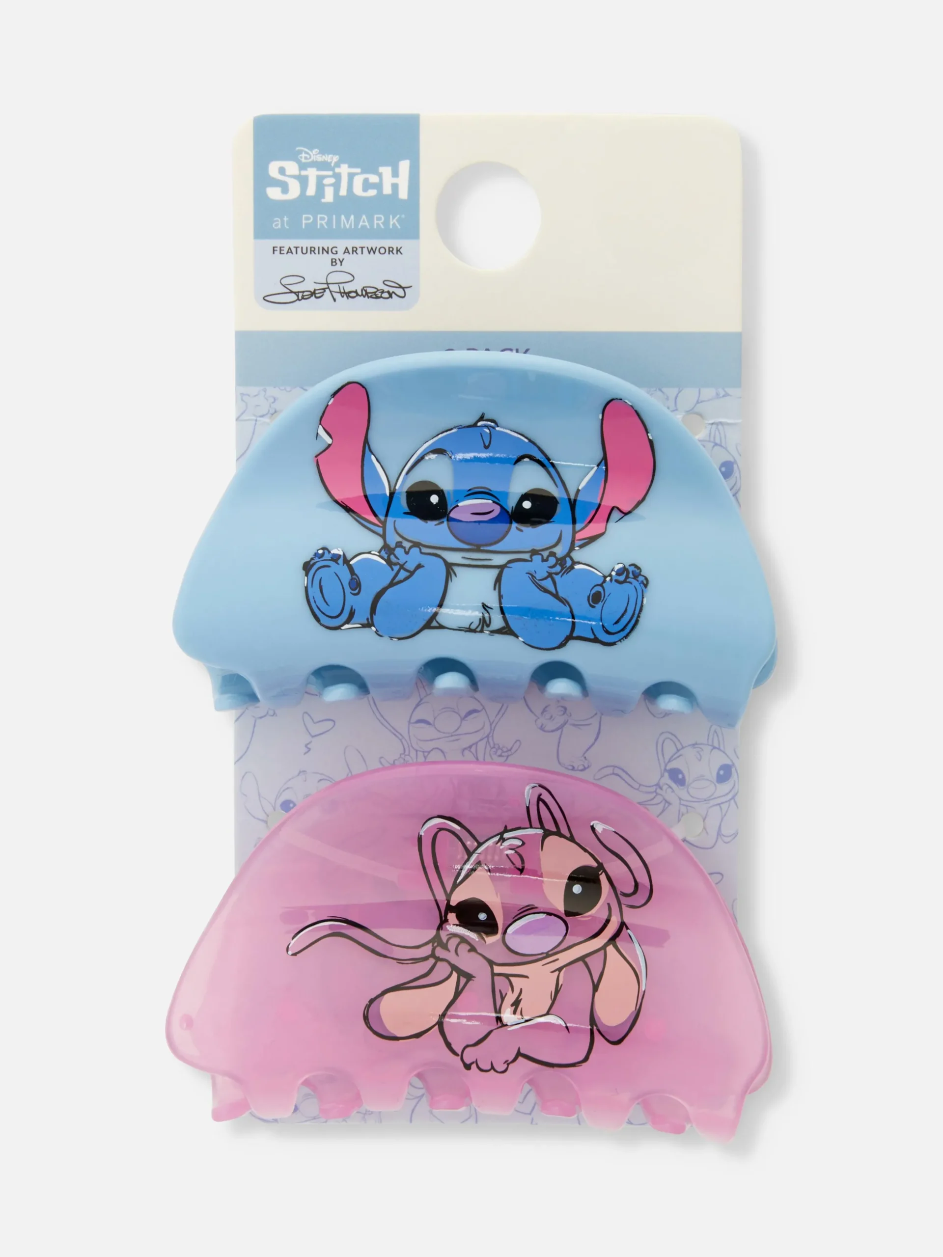 Lot De 2 Pinces à Cheveux Disney Lilo & Stitch