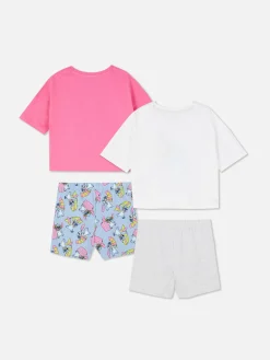 Lot De 2 Pyjamas à Manches Courtes Disney Lilo & Stitch