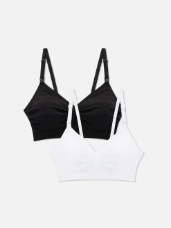 Lot De 2 Soutiens-gorge D'allaitement Sans Couture Ni Armature