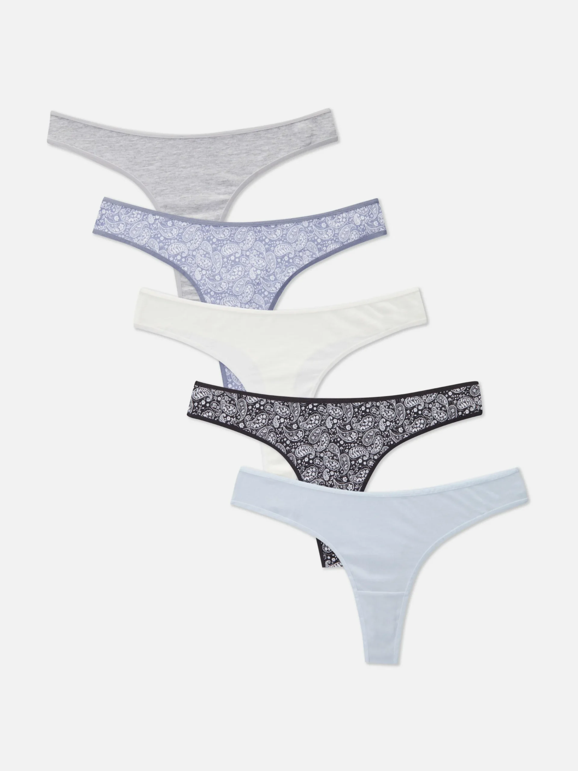 Lot De 5 Strings à Motifs Pour Tous Les Jours