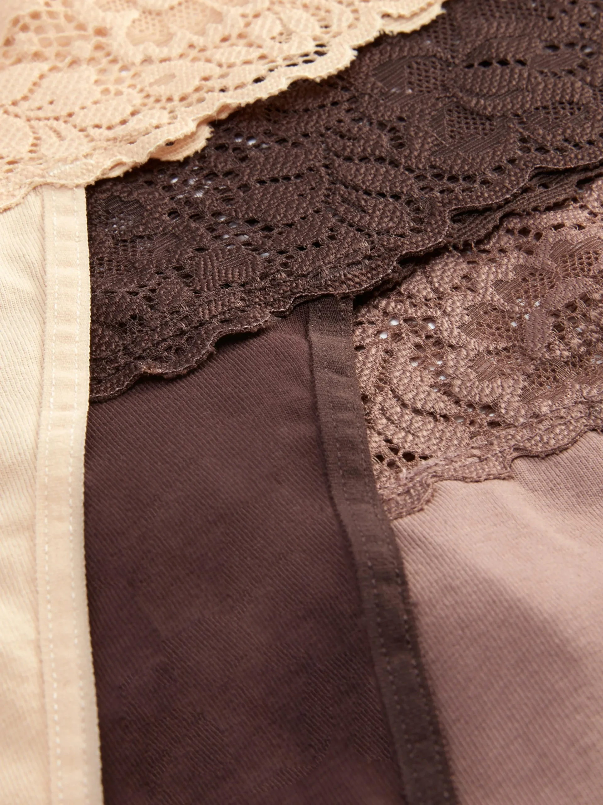 Lot De 3 Strings Bandeau En Dentelle