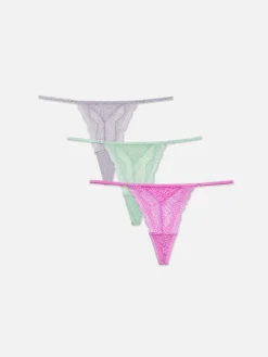 Lot De 3 Strings En Dentelle