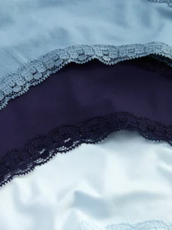 Lot De 3 Strings En Microfibre Et En Dentelle