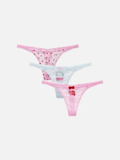 Lot De 3 Strings Hello Kitty