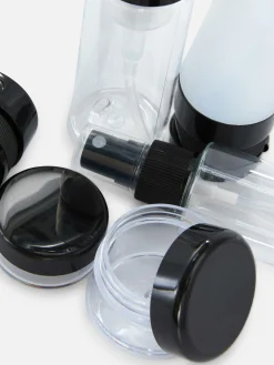 Lot De Flacons De Cosmétiques De Voyage Pour Homme