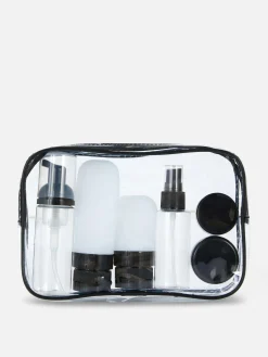 Lot De Flacons De Cosmétiques De Voyage Pour Homme