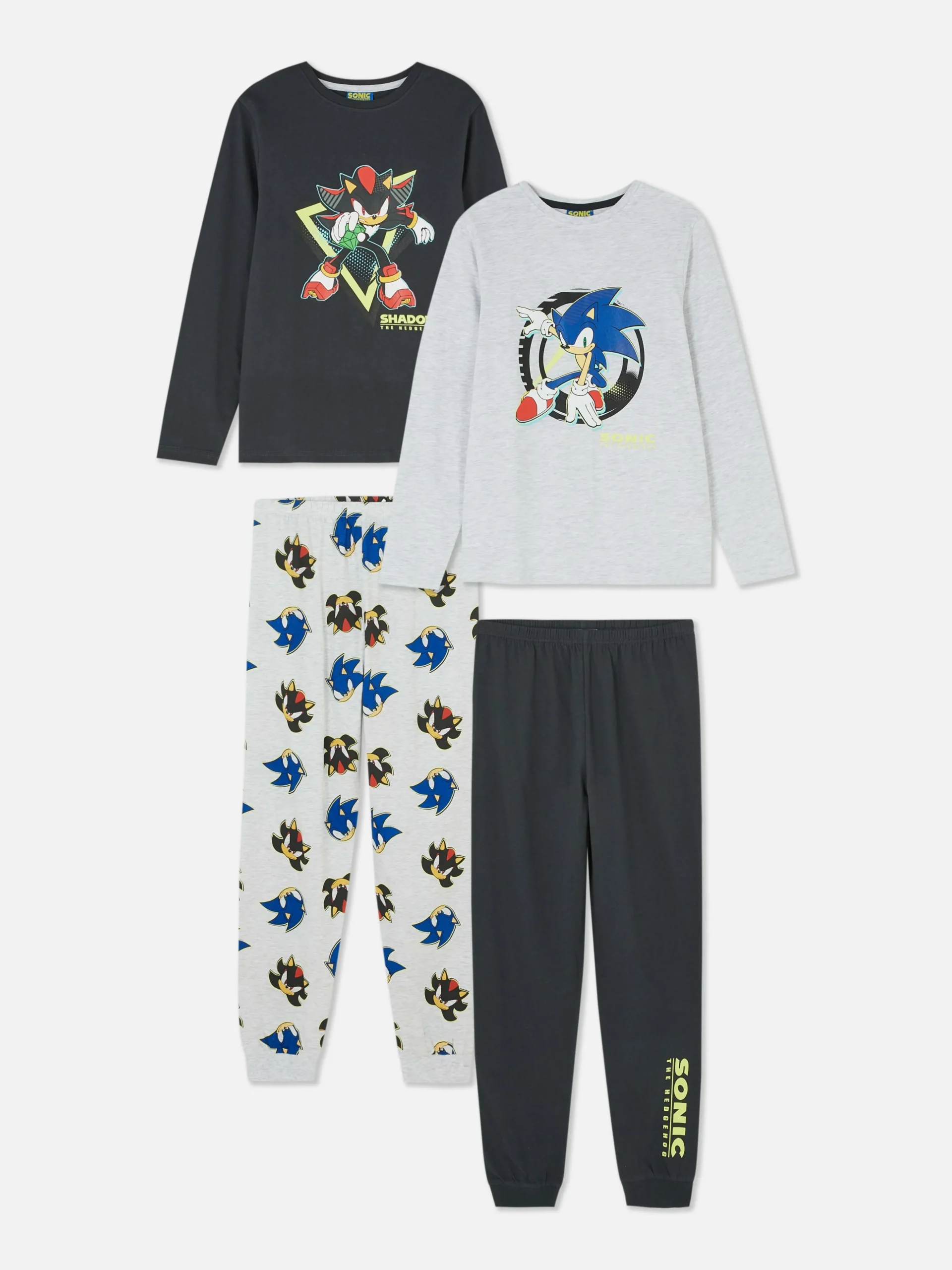 Lot De 2 pyjamas Sonic Le Hérisson Et Shadow