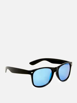 Lunettes De Soleil Effet Miroir à Monture Carrée