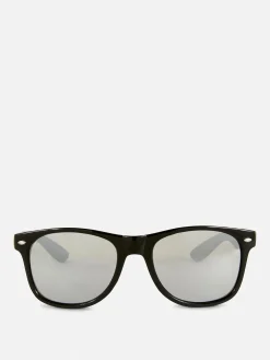 Lunettes De Soleil Effet Miroir à Monture Carrée