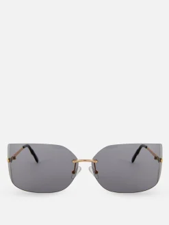Lunettes De Soleil Incurvées Sans Monture Rita Ora