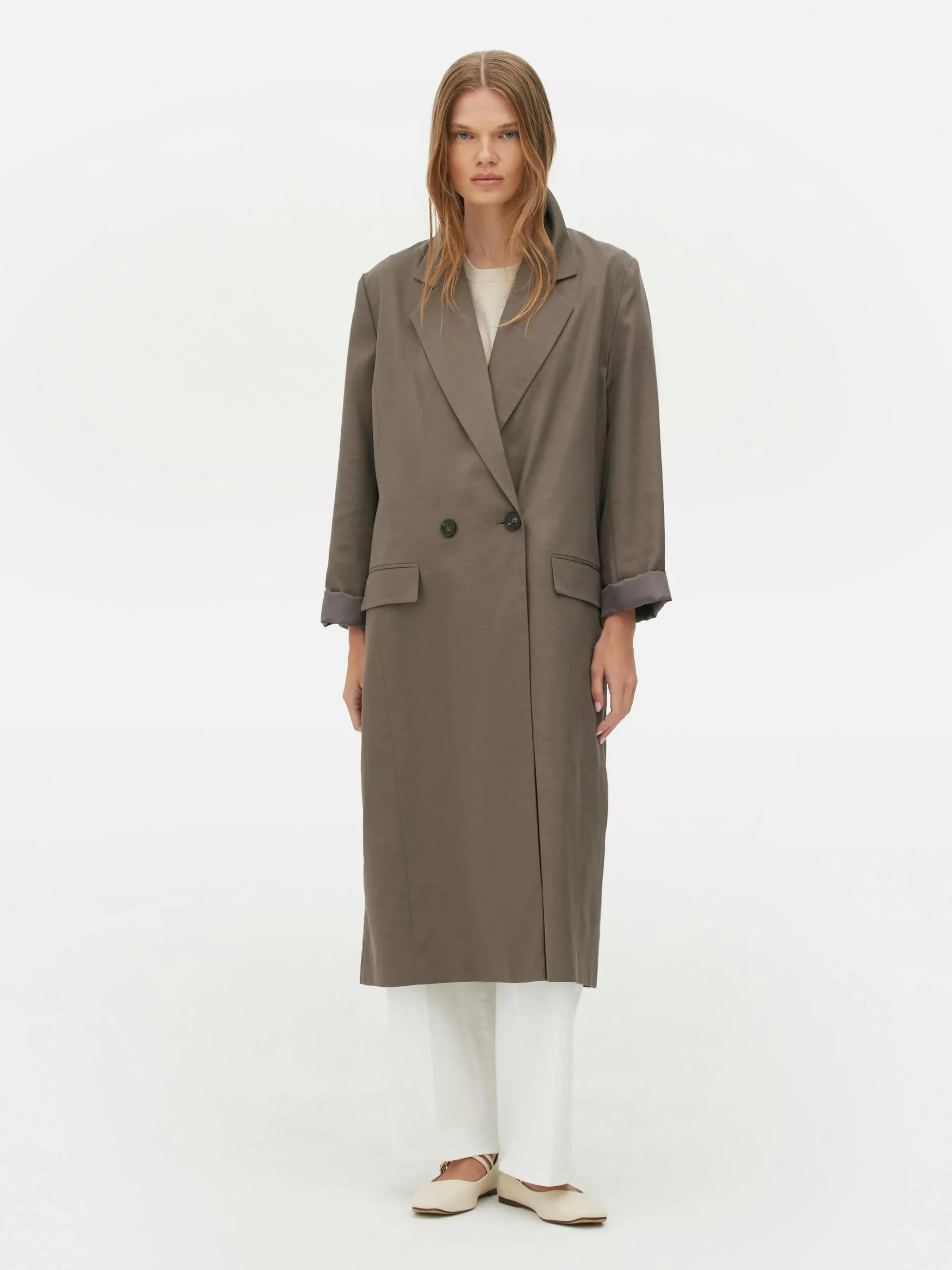 Manteau Cache-poussière à Double Boutonnage The Edit