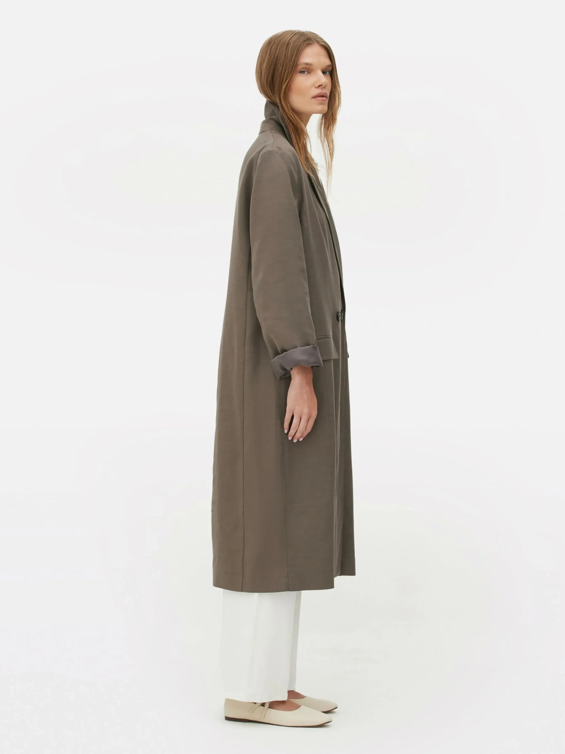 Manteau Cache-poussière à Double Boutonnage The Edit