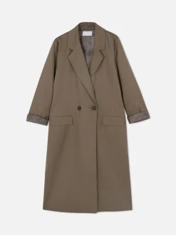 Manteau Cache-poussière à Double Boutonnage The Edit