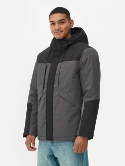 Manteau Court Color Block