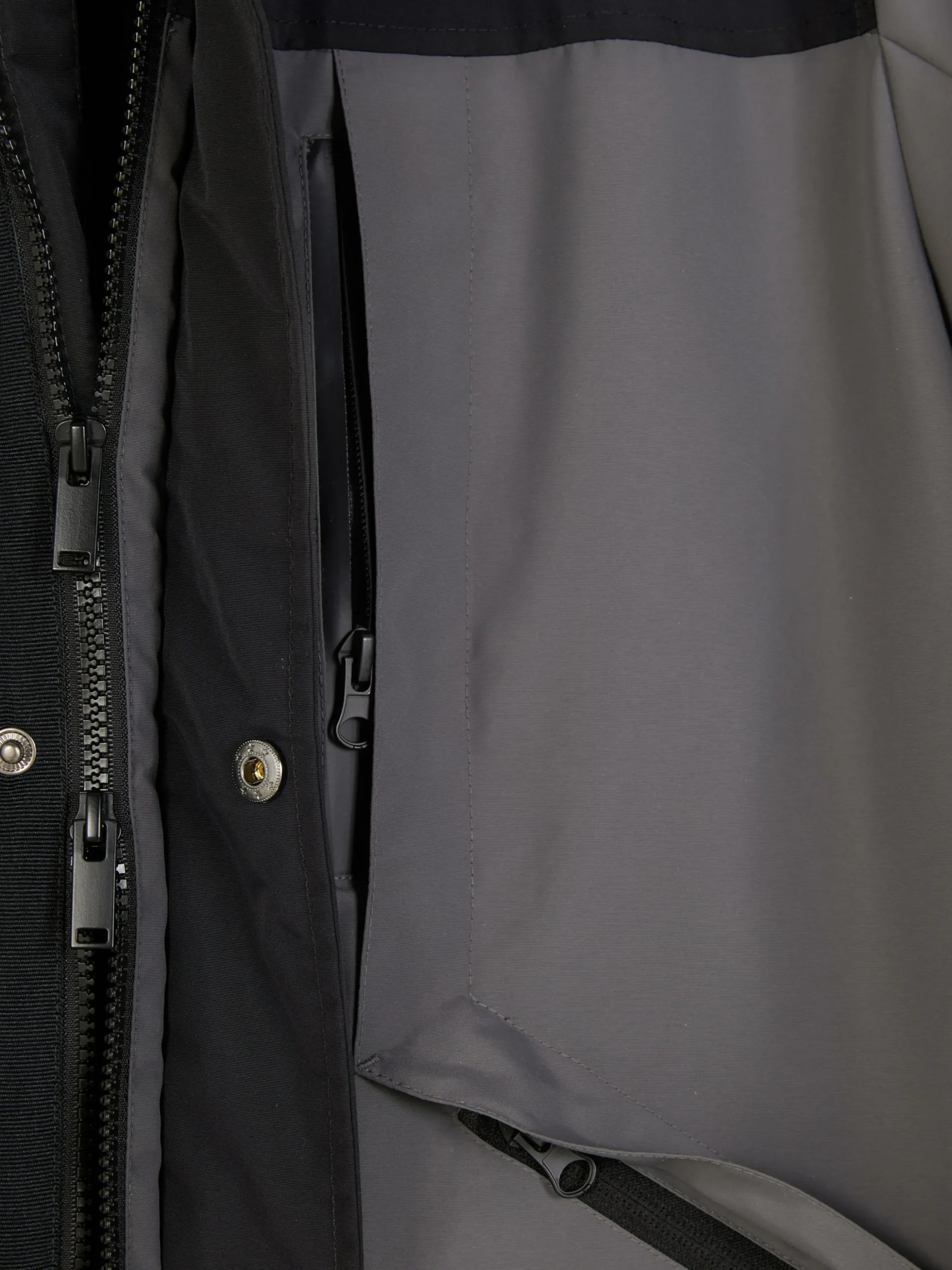 Manteau Court Color Block