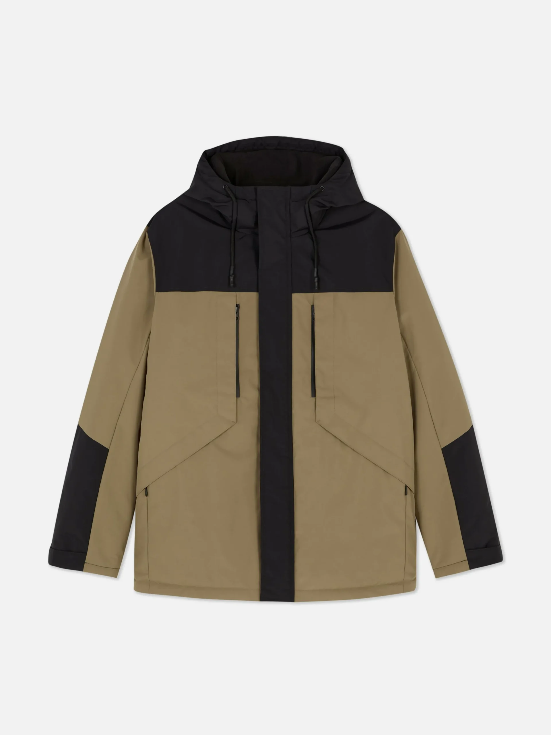 Manteau Court Color Block