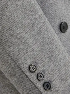 Manteau Croisé En Sergé