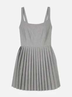 Mini Robe Patineuse Plissée Rita Ora