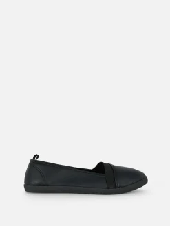 Mocassins à Enfiler En Simili Cuir