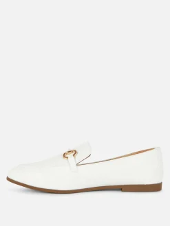 Mocassins En Simili Cuir à Mors