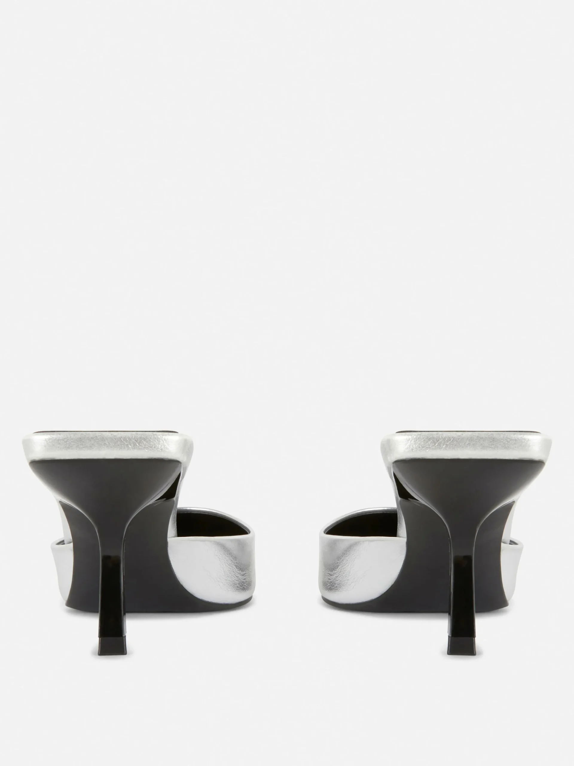 Mules à Talon Et Bout Pointu