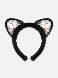 Oreilles De Chat Duveteuses Pour Halloween