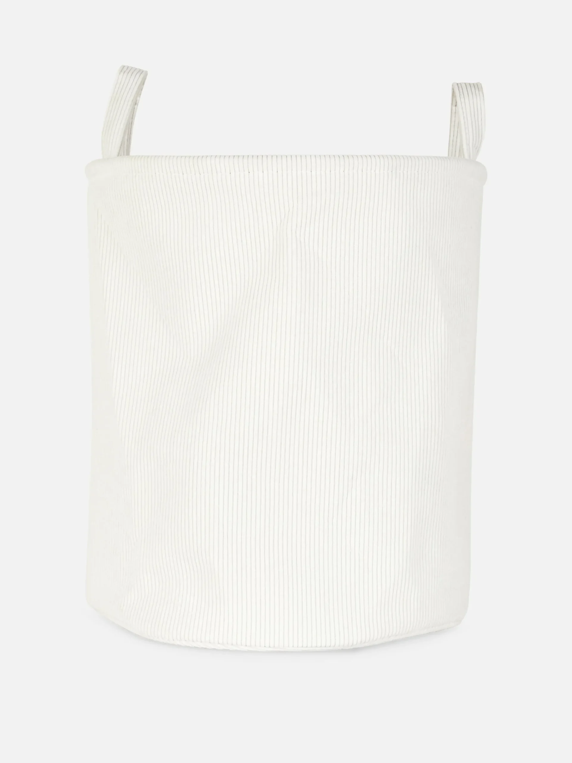 Panier à Linge En Velours Côtelé