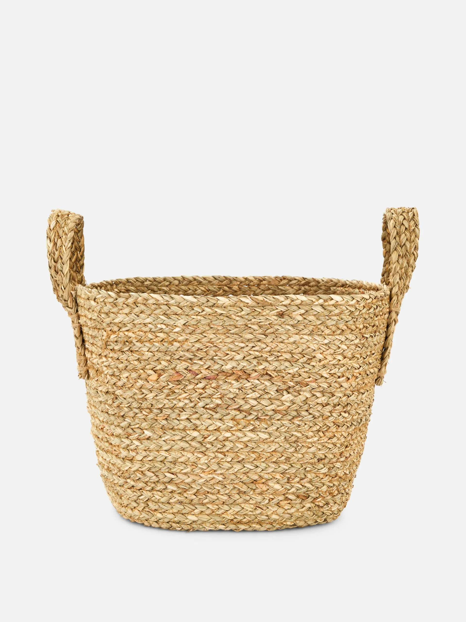 Panier Tissé à Double Anse