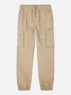 Pantalon Cargo Décontracté Resserré Aux Chevilles