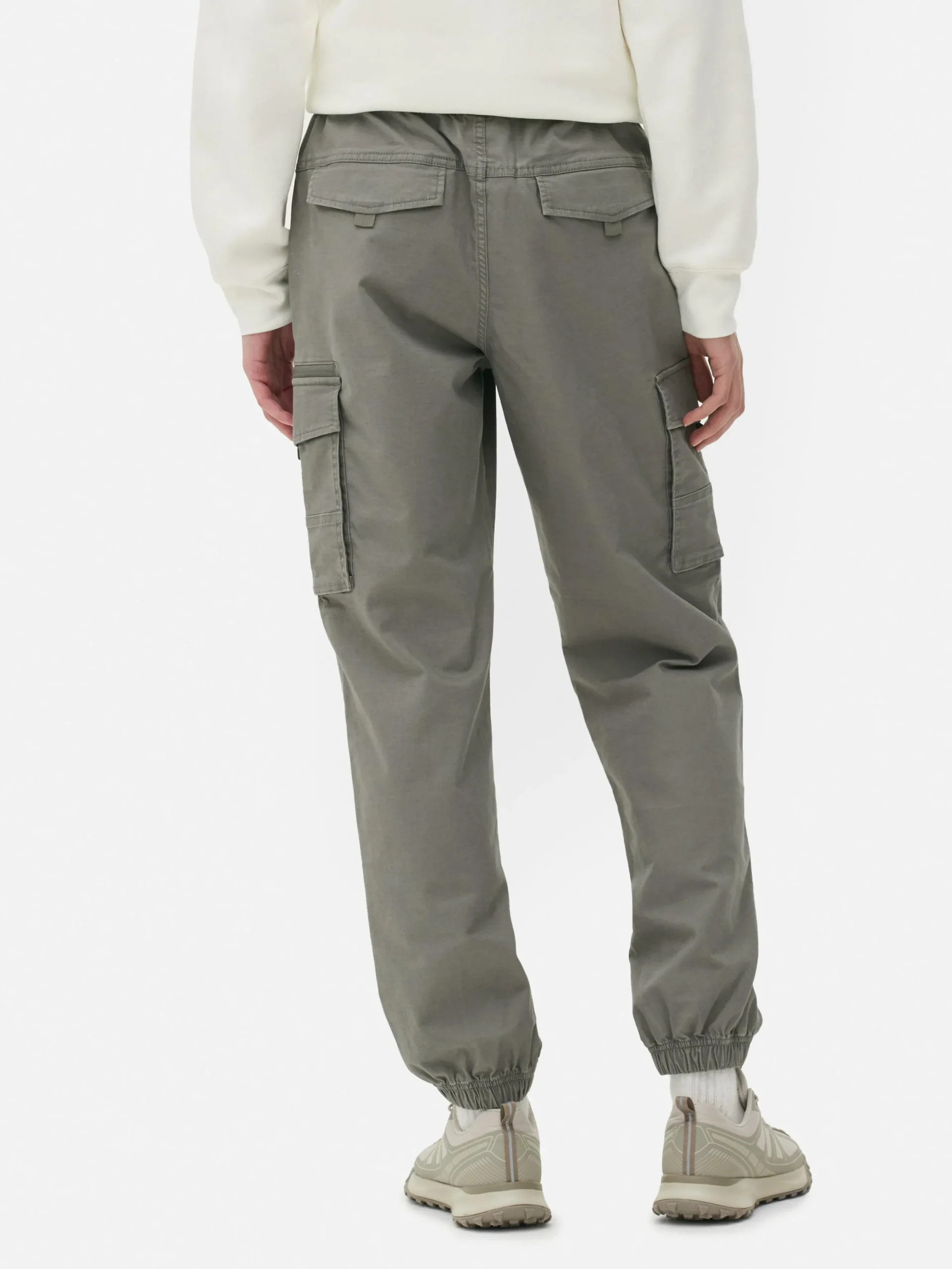 Pantalon Cargo Décontracté Resserré Aux Chevilles