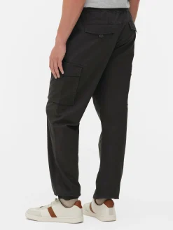 Pantalon Cargo Décontracté Resserré Aux Chevilles