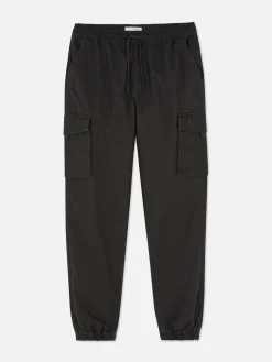 Pantalon Cargo Décontracté Resserré Aux Chevilles