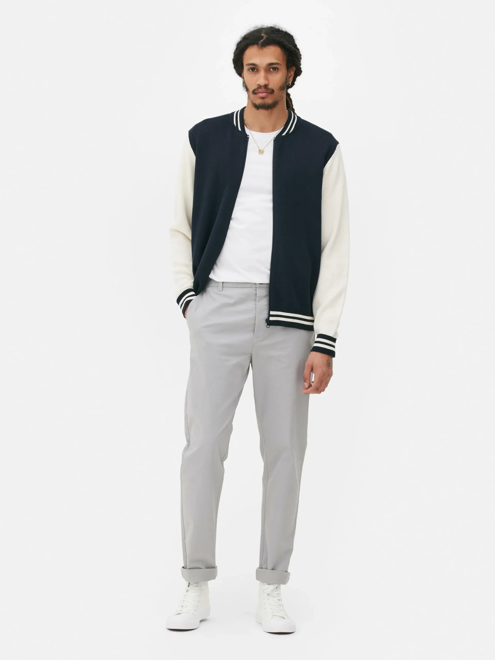 Pantalon Chino Stretch Coupe Slim