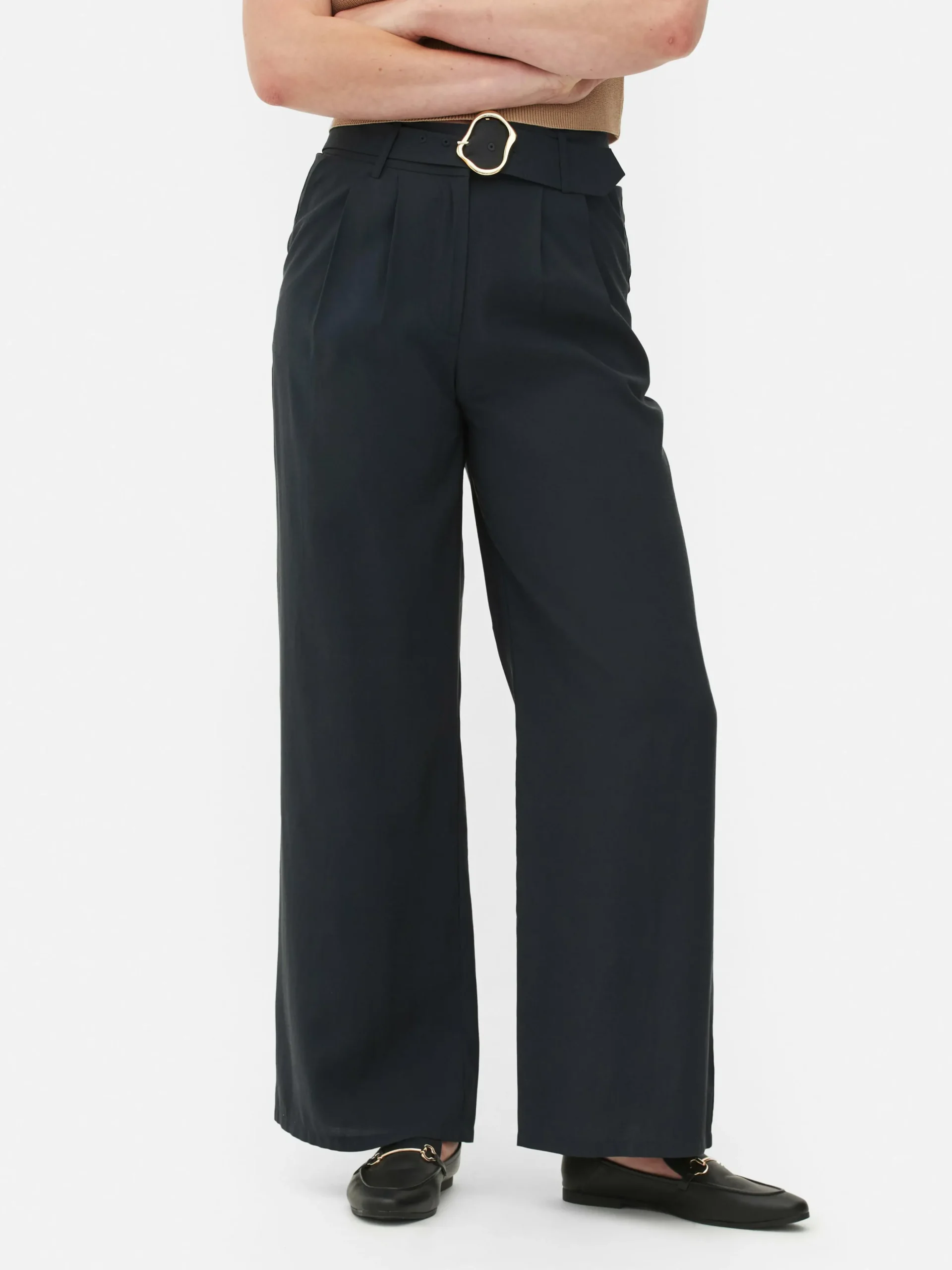 Pantalon Large à Boucle à Coordonner