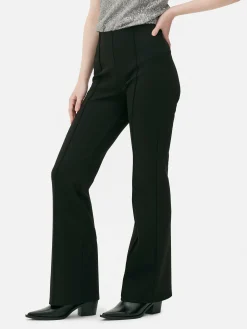 Pantalon évasé En Point De Rome