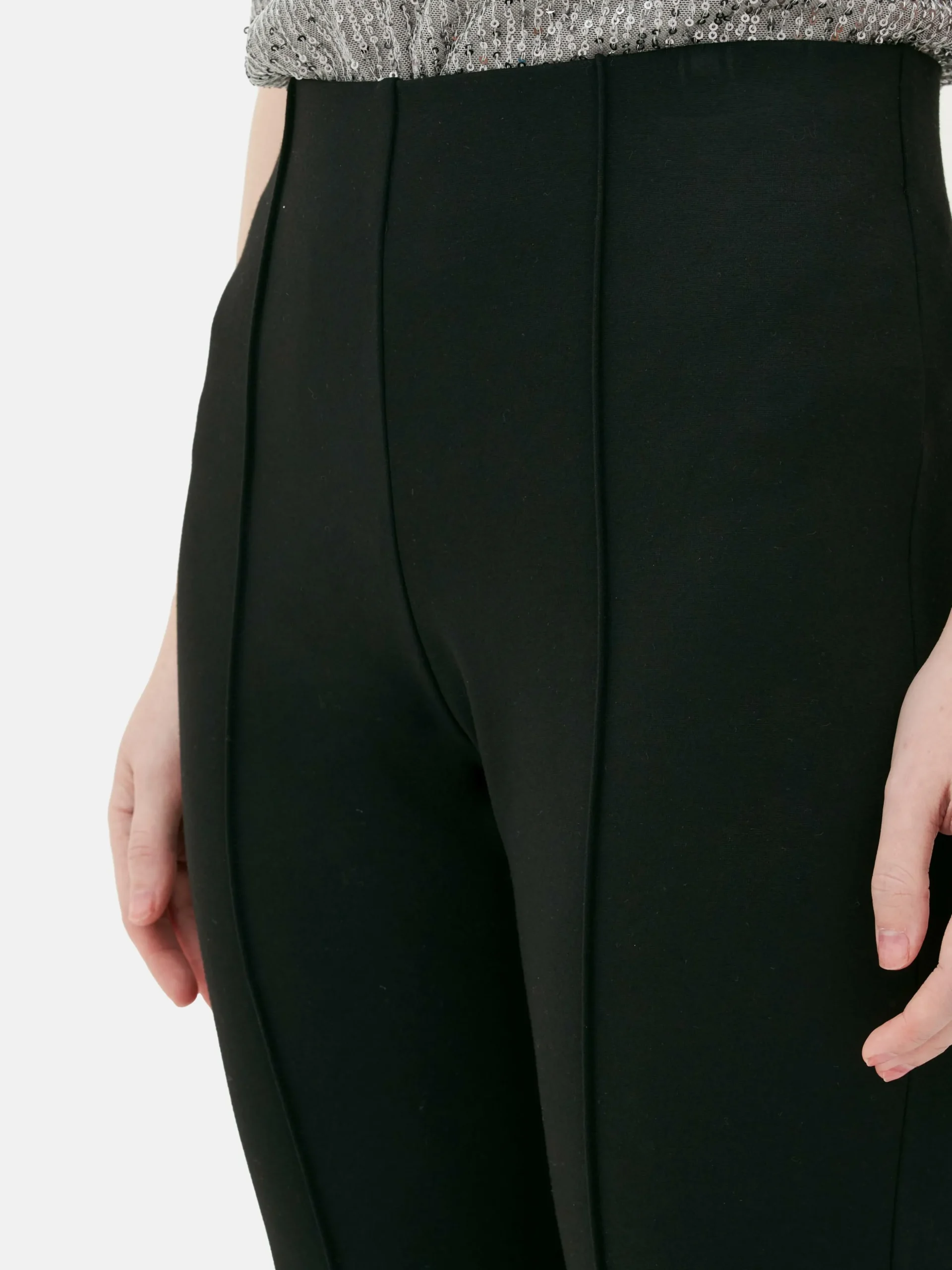 Pantalon évasé En Point De Rome