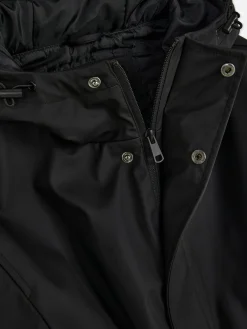 Parka Caoutchoutée à Capuche